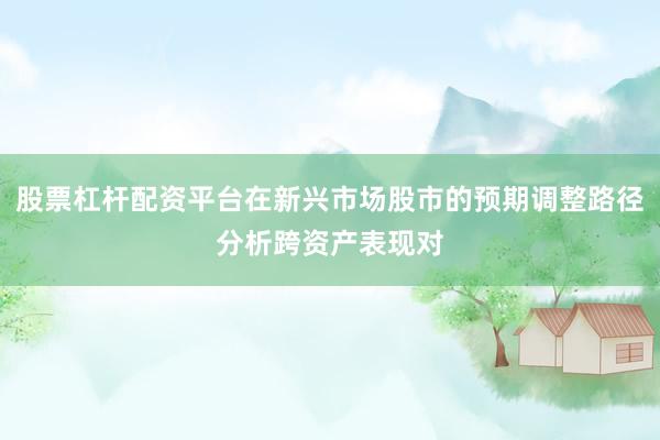 股票杠杆配资平台在新兴市场股市的预期调整路径分析跨资产表现对